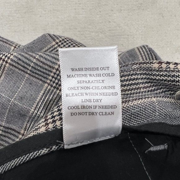 Pacsun Plaid Twill Straight Fit Formal Pants - Picture 8 of 8